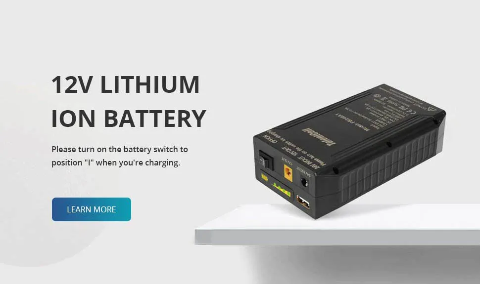 12V Lithium ion battery