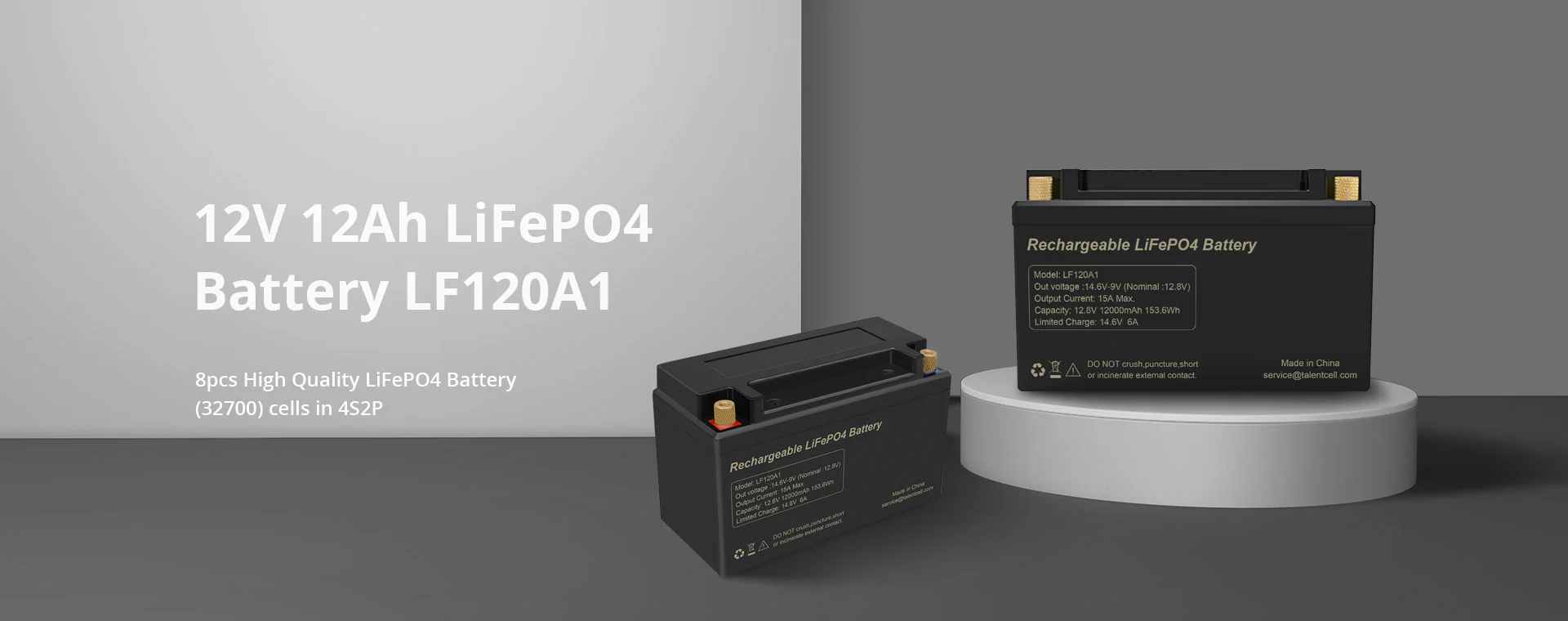 12V 100Ah LiFePO4 Battery