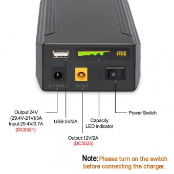 24V Lithium ion battery - PB240A1