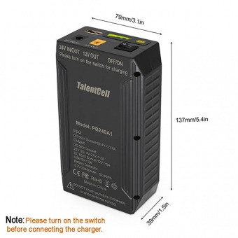 24V Lithium ion battery - PB240A1