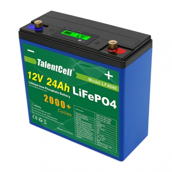 12V 24Ah LiFePO4 Battery - LF4040