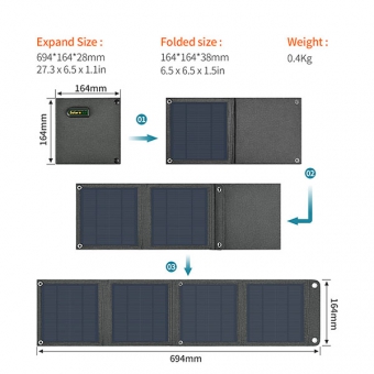 14W Solar Panel Charger - 14W Solar charger