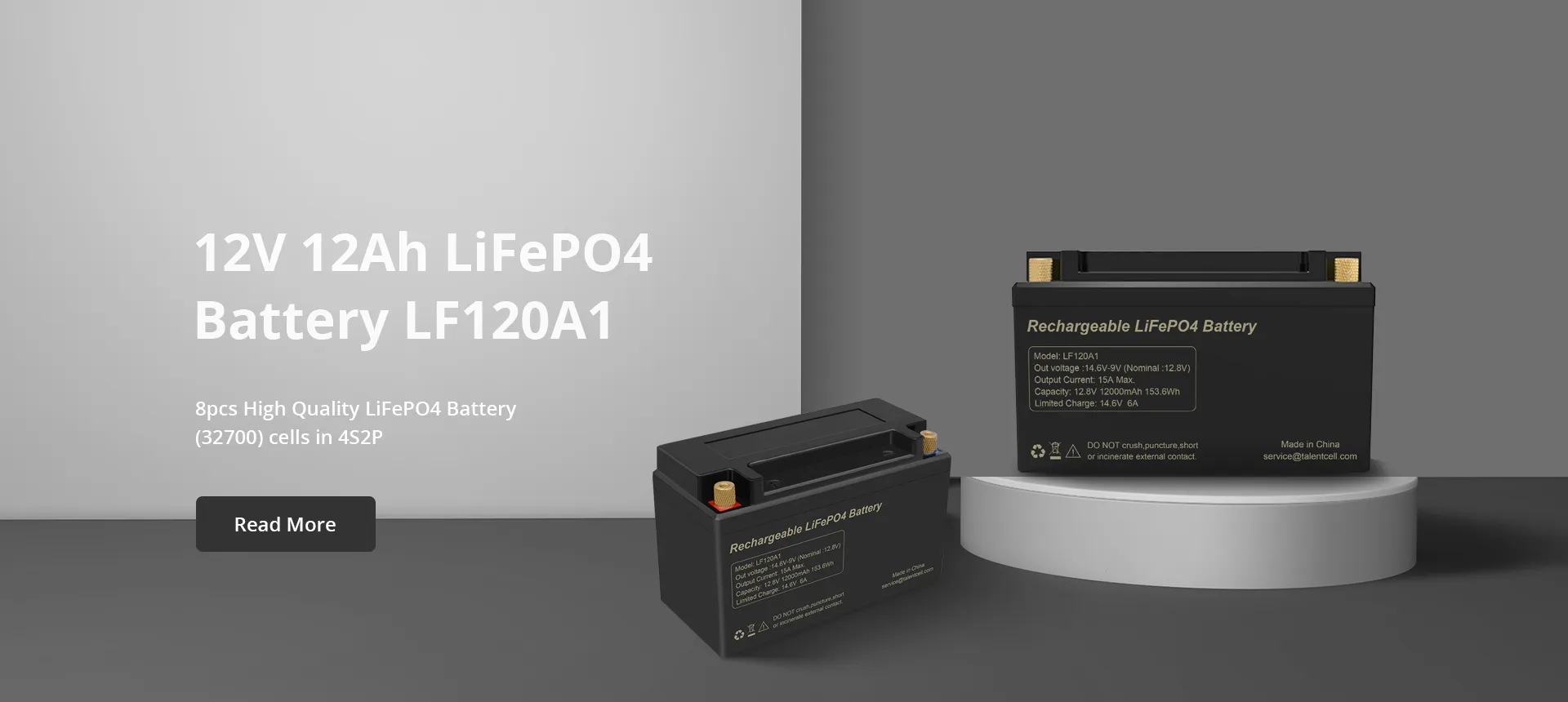12V 12Ah LiFePO4 Battery LF120A1